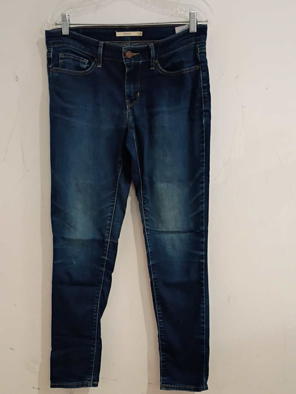 Levi's Men's Skinny Jeans - Dark Indigo Blue Wash